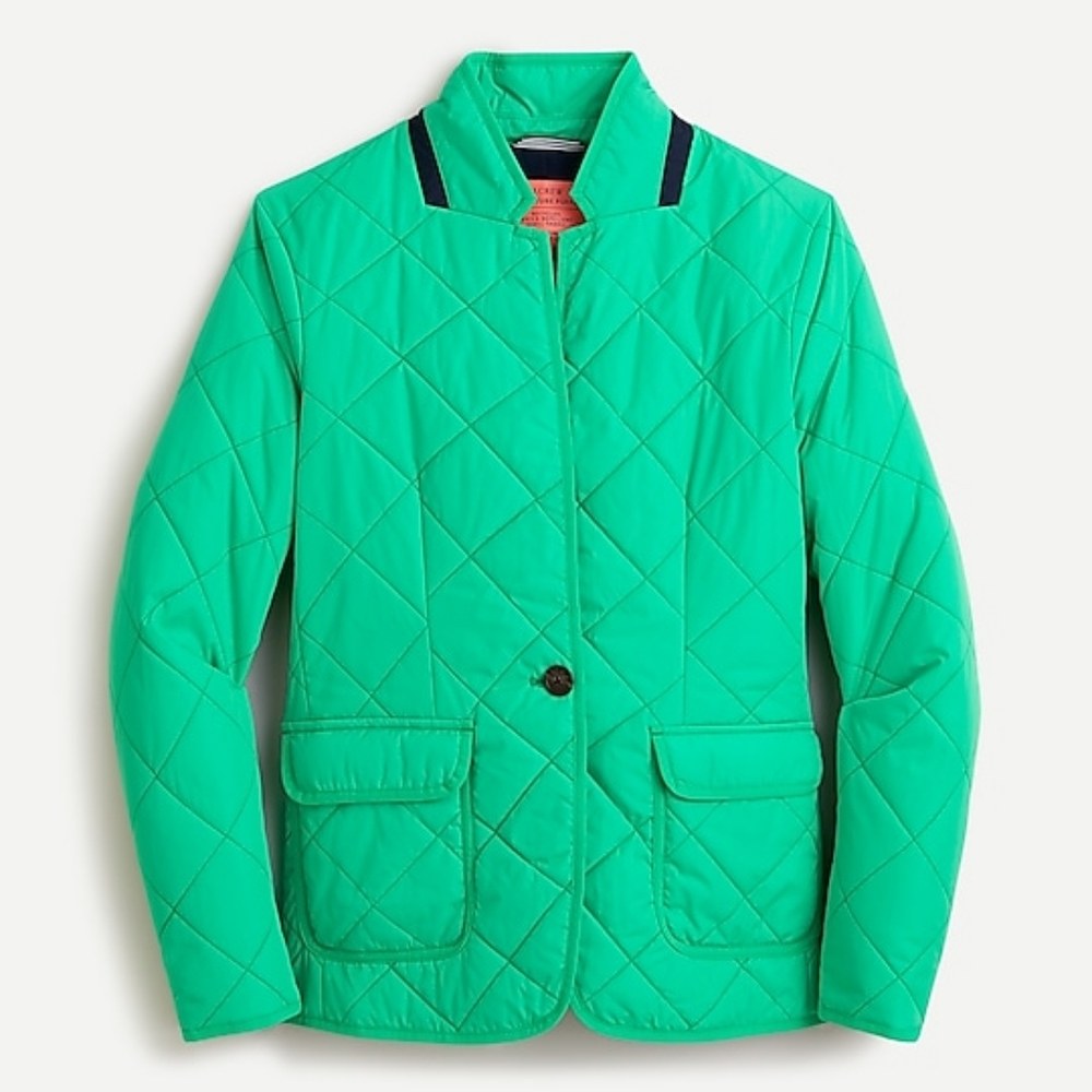 JCrew Quilted Regent Blazer Jacket